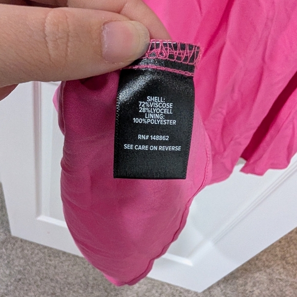 NWT Torrid Gin Fizz Babydoll Challis Lace Up Hi Low Top in Size 2 (18/20) - Picture 9 of 10